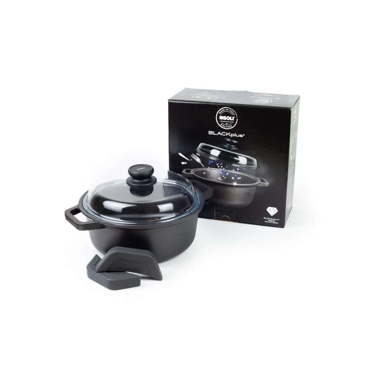 Gryta med lock Blackplus 2,25L