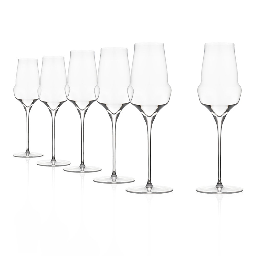 Champagneglas Cocoon 340ml - set av 6st