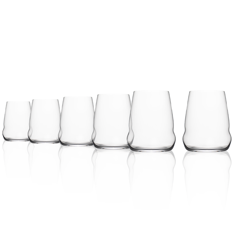 Rödvinsglas utan stam och fot Cocoon 556ml - set av 6st