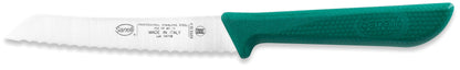 Tomatkniv Skin line 12cm från Sanelli med grönt handtag