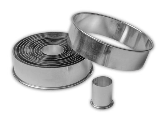 Utstickare set rund 2,5 - 11cm - set av 14st