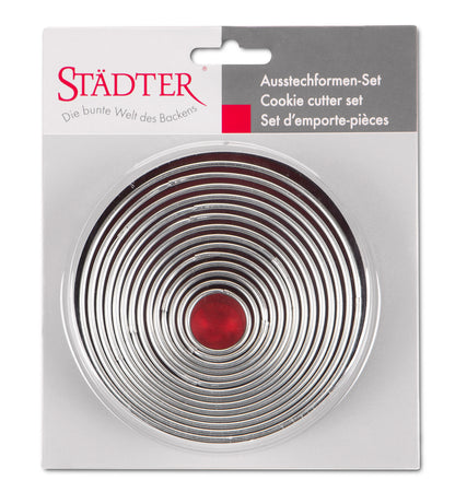 Round Cookie Cutter Set - 14 pcs