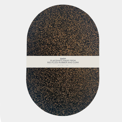 Bordsunderlägg Dash oval 40x30cm - 4st