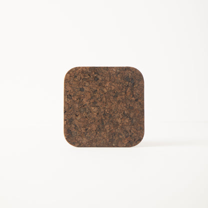 Glasunderlägg Smoked Cork 10cm rektangulär - 4st