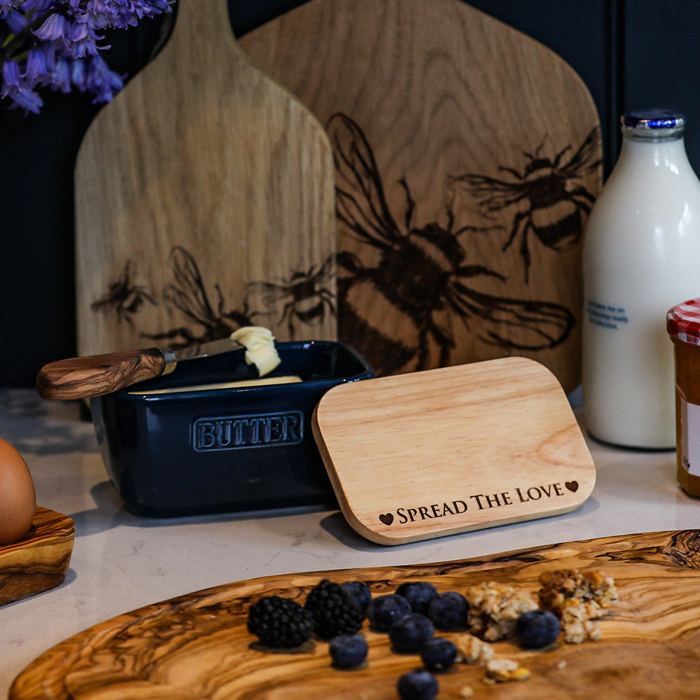 Smörskål blå Spread The Love